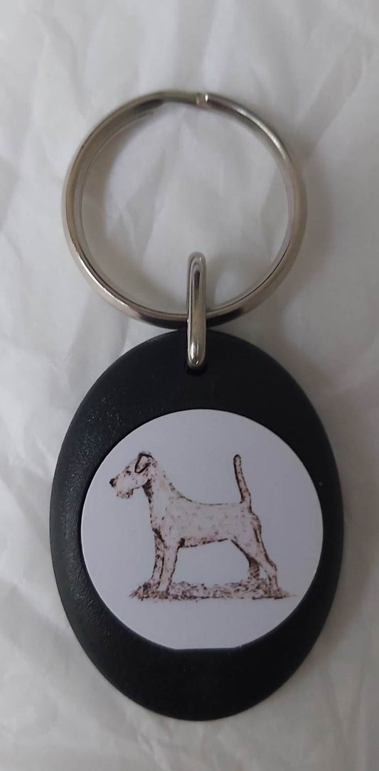 Irish Terrier Keyring