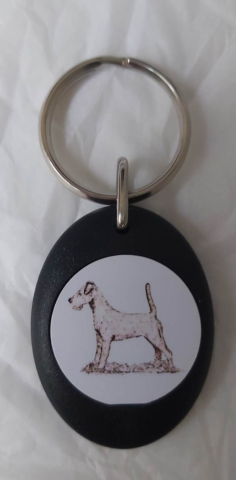 Irish Terrier Keyring
