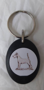 Irish Terrier Keyring