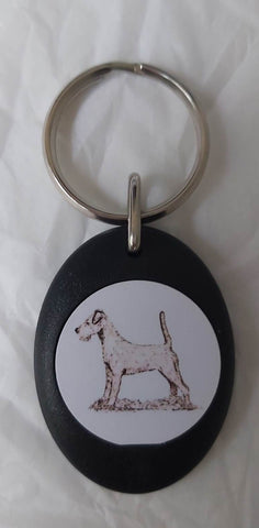 Irish Terrier Keyring
