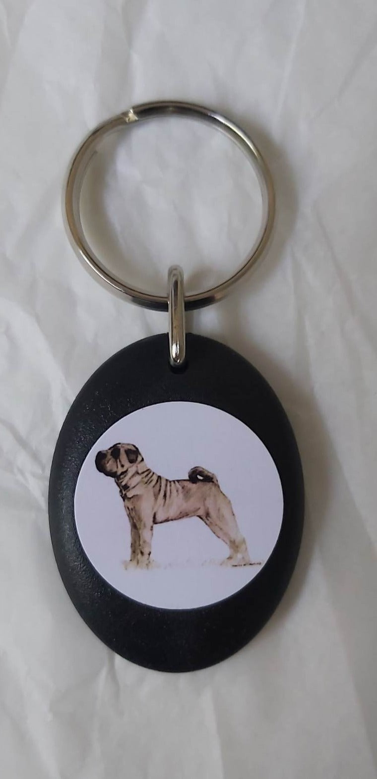 Shar Pei Keyring