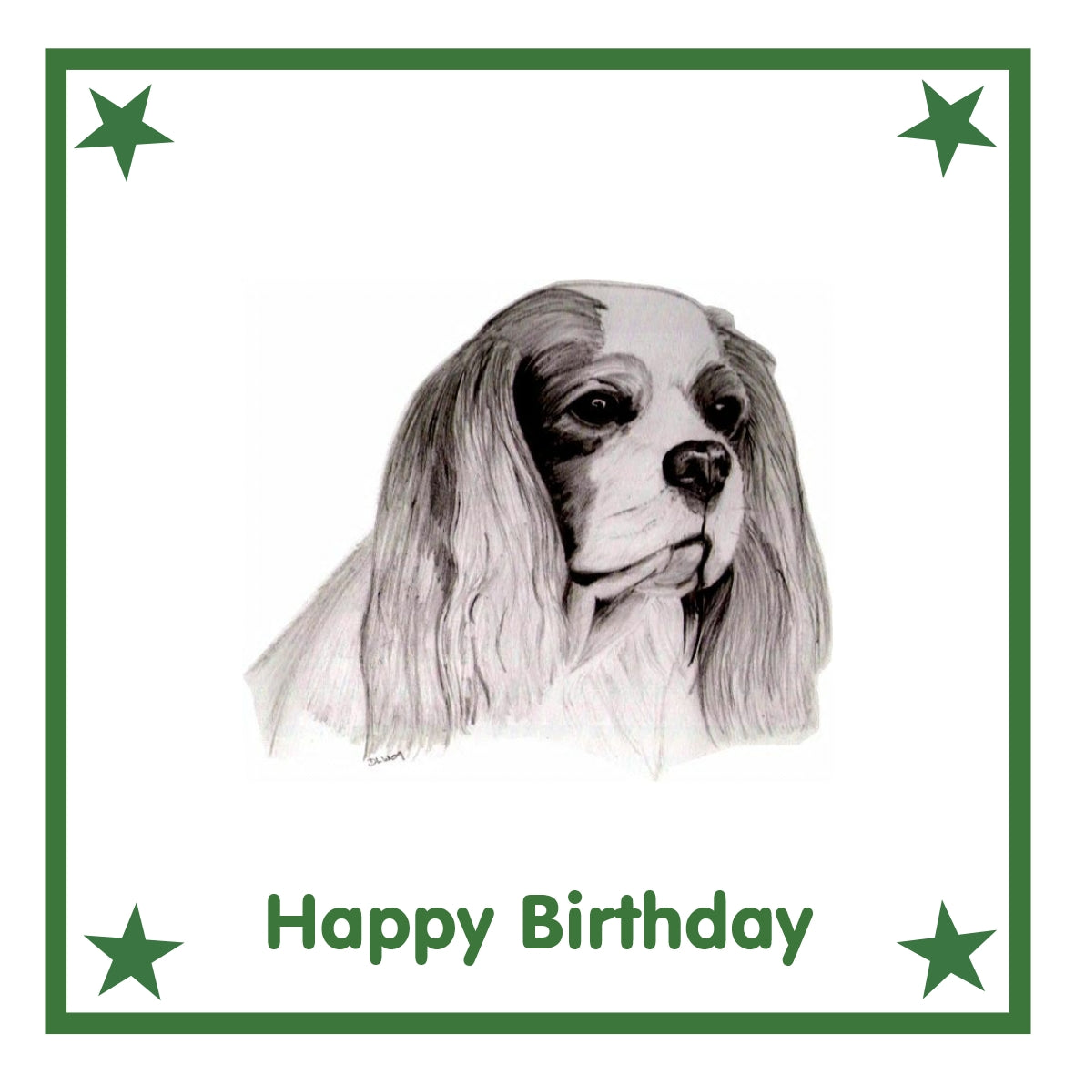 Cavalier King Charles Spaniel Greeting Card Choice of 6 Designs BIRTHDAY, THINKING OF YOU, BLANK