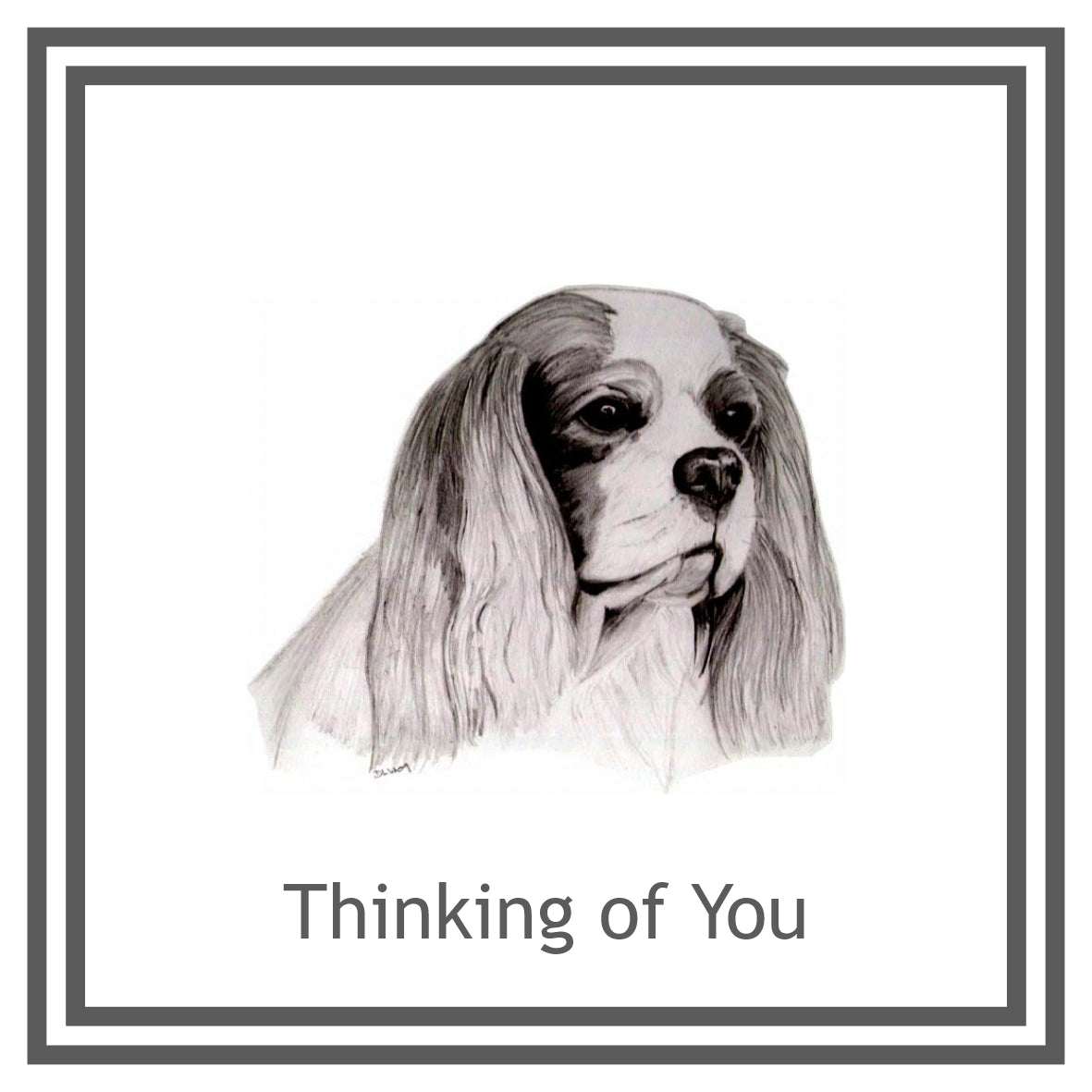 Cavalier King Charles Spaniel Greeting Card Choice of 6 Designs BIRTHDAY, THINKING OF YOU, BLANK