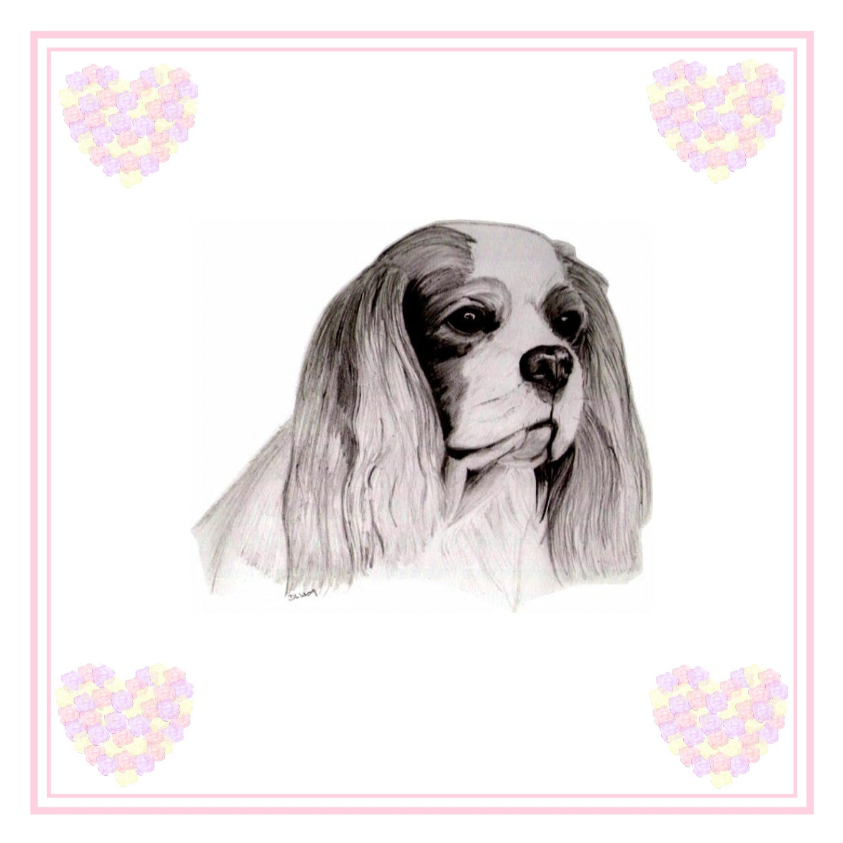 Cavalier King Charles Spaniel Greeting Card Choice of 6 Designs BIRTHDAY, THINKING OF YOU, BLANK