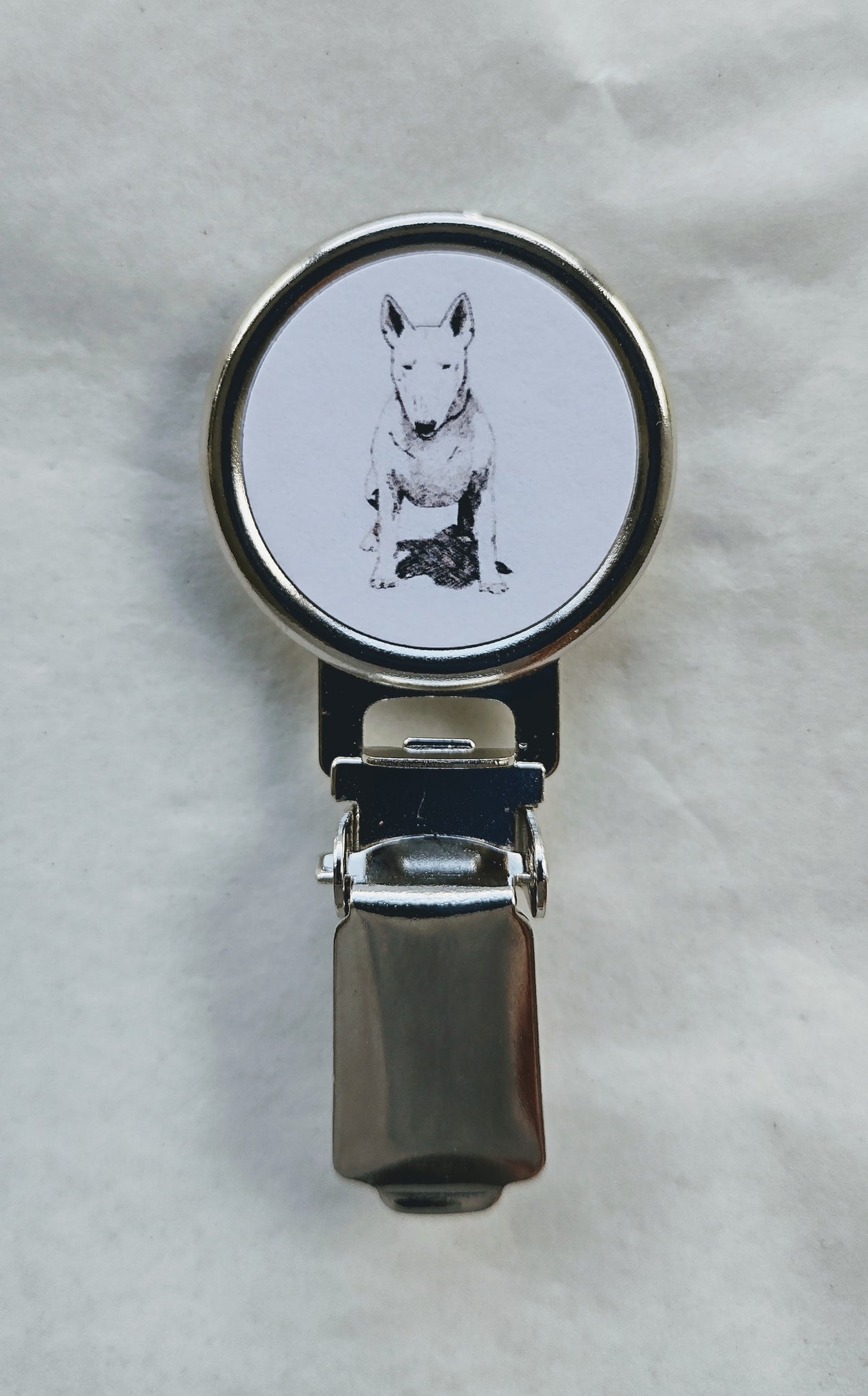 Bull Terrier Dog Show Ring Clip