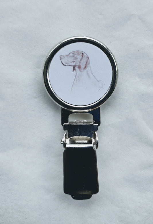 German Short Haired Pointer Dog Show Ring Clip