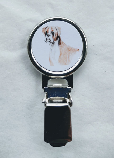 Boxer Dog Show Ring Clip