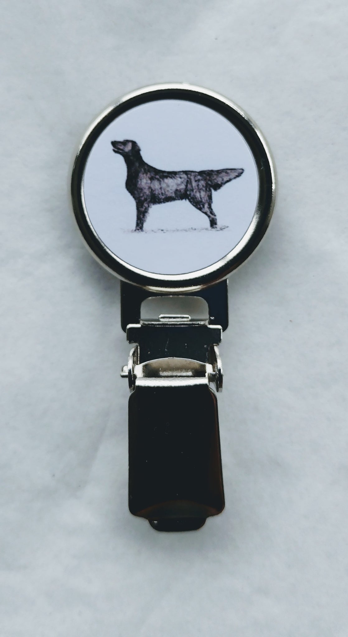 Flatcoat Retriever Dog Show Ring Clip