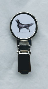 Flatcoat Retriever Dog Show Ring Clip