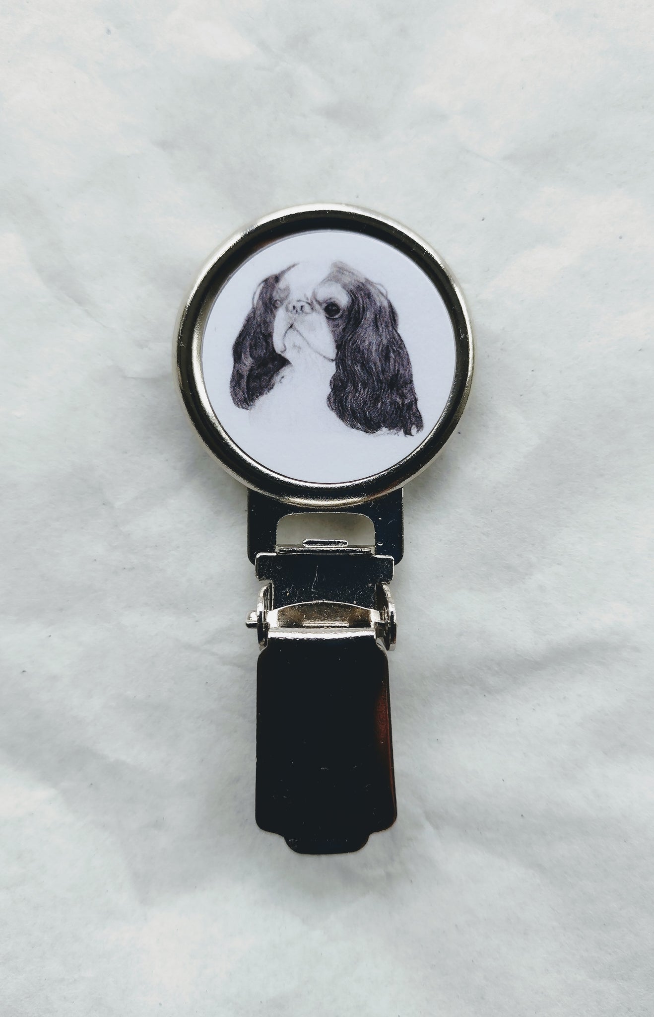King Charles Spaniel Dog Show Ring Clip