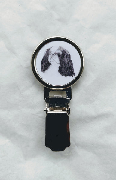 King Charles Spaniel Dog Show Ring Clip