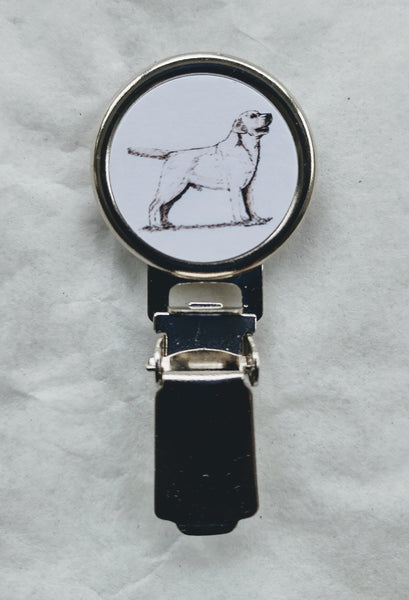 Labrador Retriever Dog Show Ring Clip