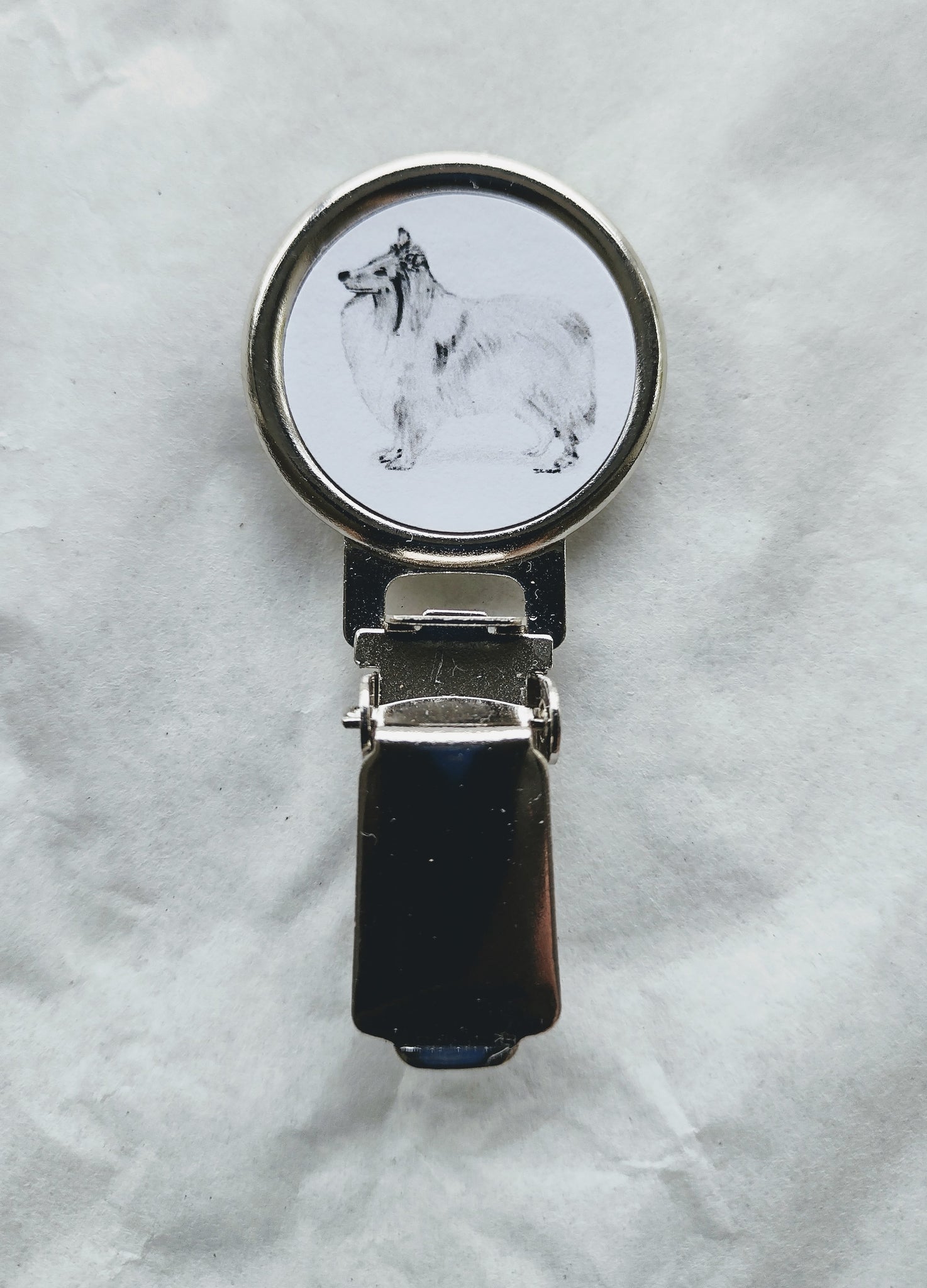 Shetland Sheepdog Dog Show Ring Clip