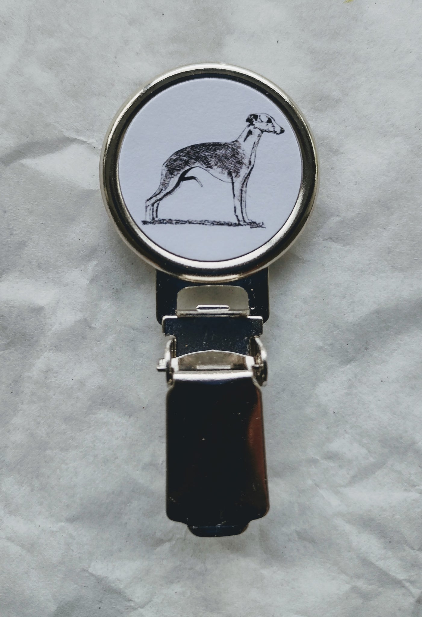 Whippet Dog Show Ring Clip