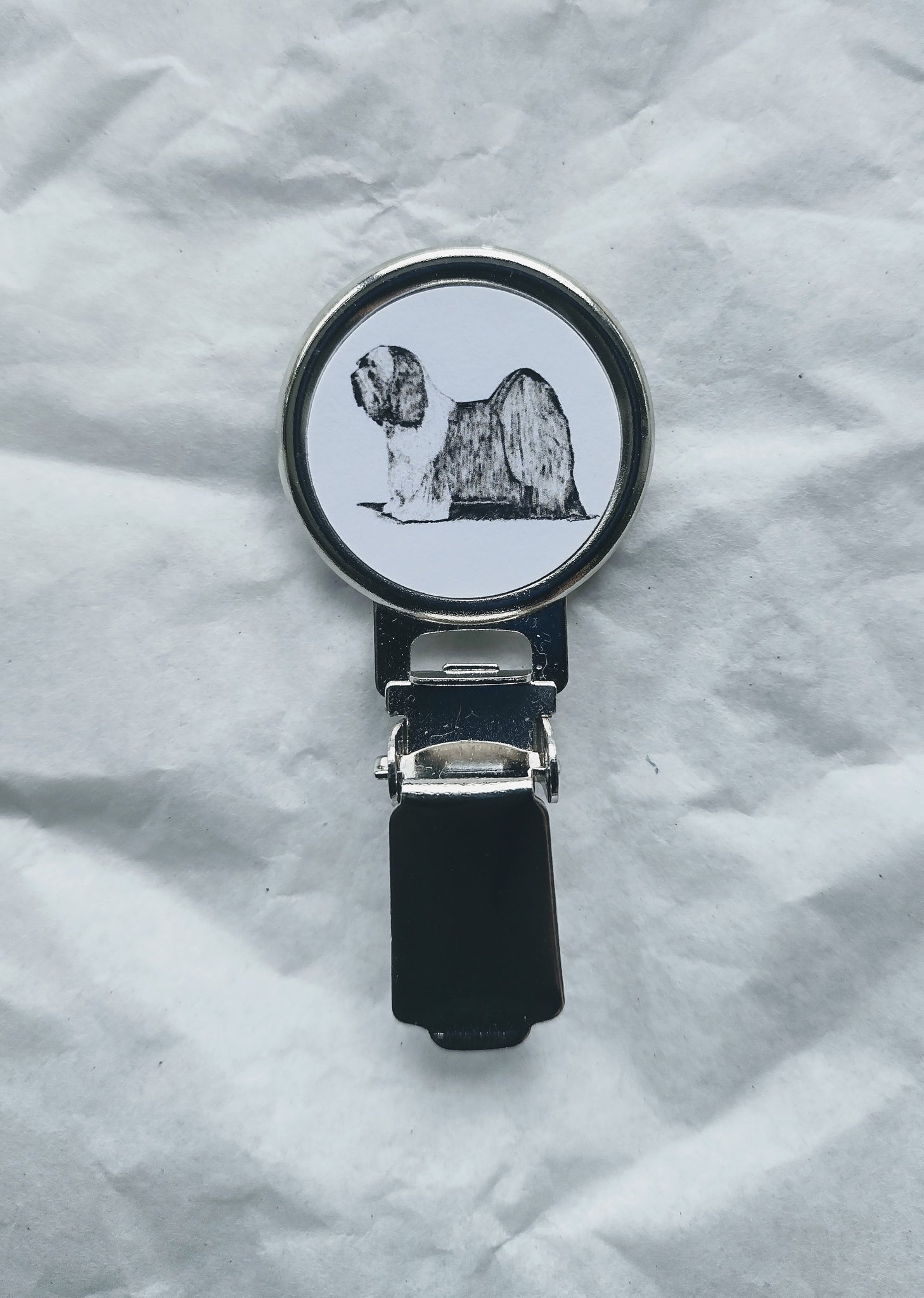 Tibetan Terrier Dog Show Ring Clip