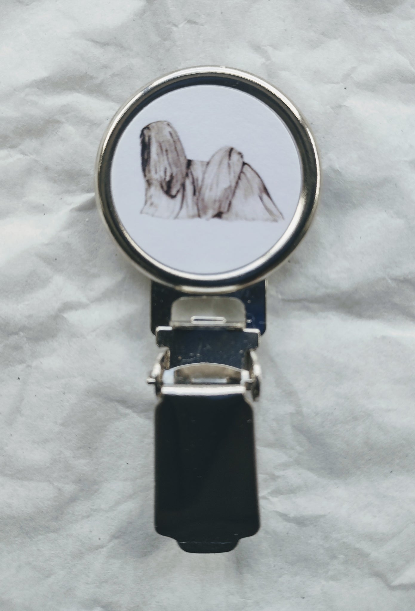 Lhasa Apso Dog Show Ring Clip