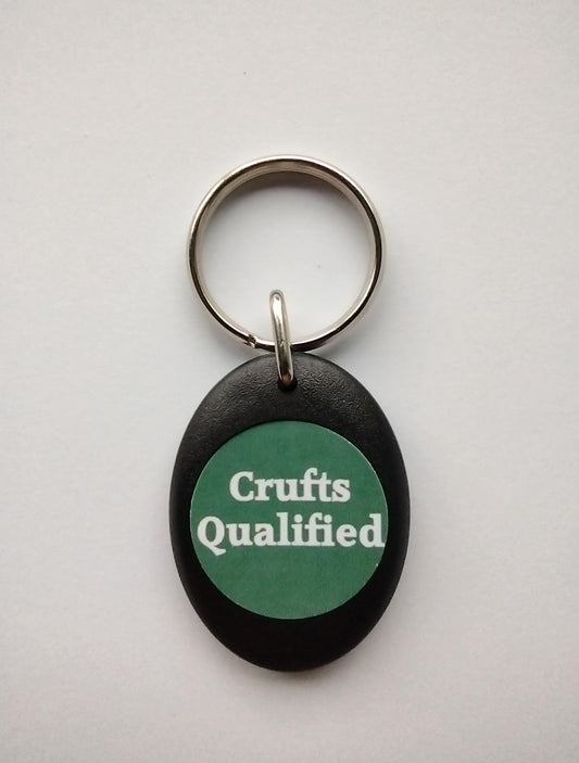 Crufts Qualified Dog Show Winner Keyring