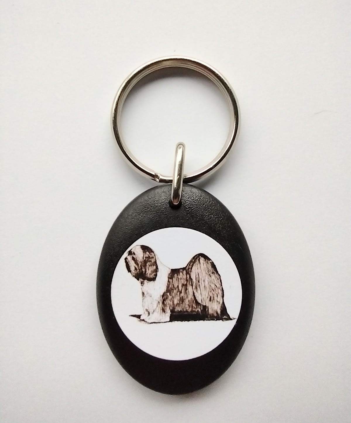 Tibetan Terrier Keyring