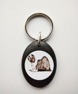 Tibetan Terrier Keyring