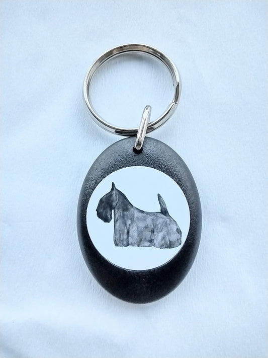 Scottish Terrier Keyring