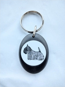 Scottish Terrier Keyring