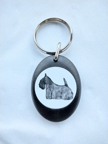 Scottish Terrier Keyring