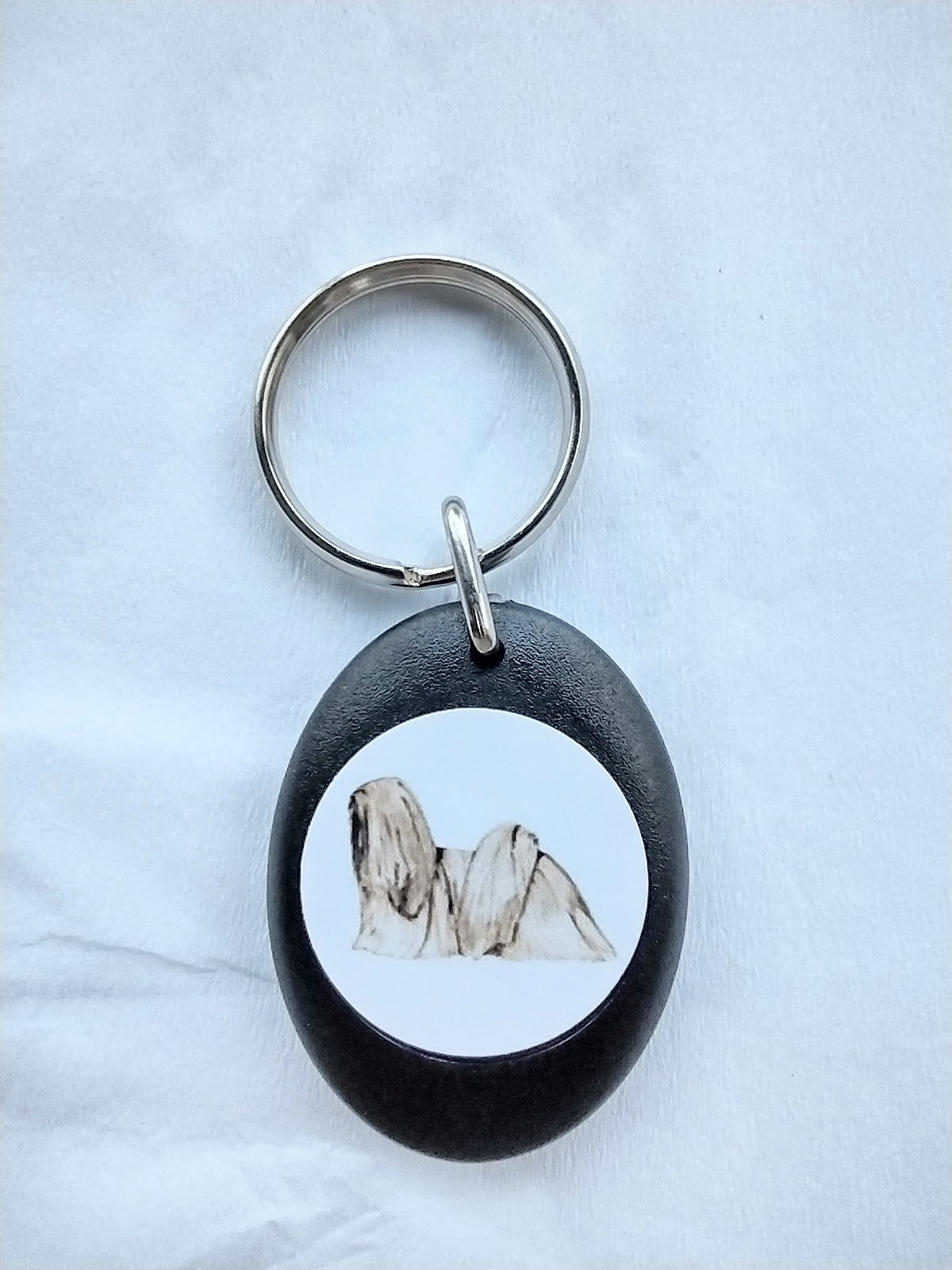Lhasa Apso Keyring