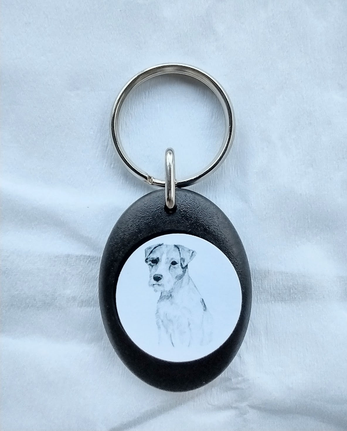 Parson Russell Terrier Keyring