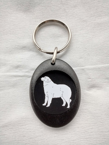 Maremma Sheepdog Keyring