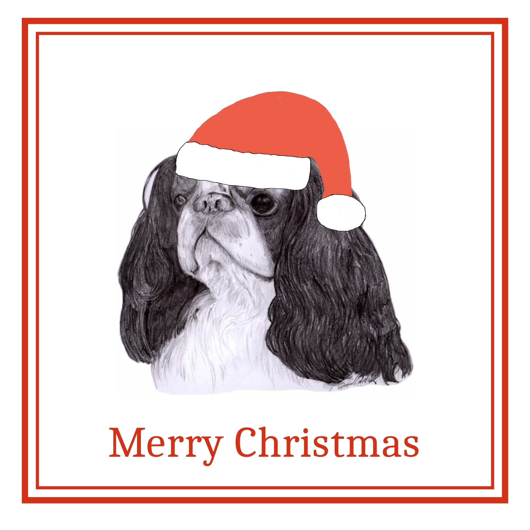 King Charles Spaniel Christmas Card Choice of 3