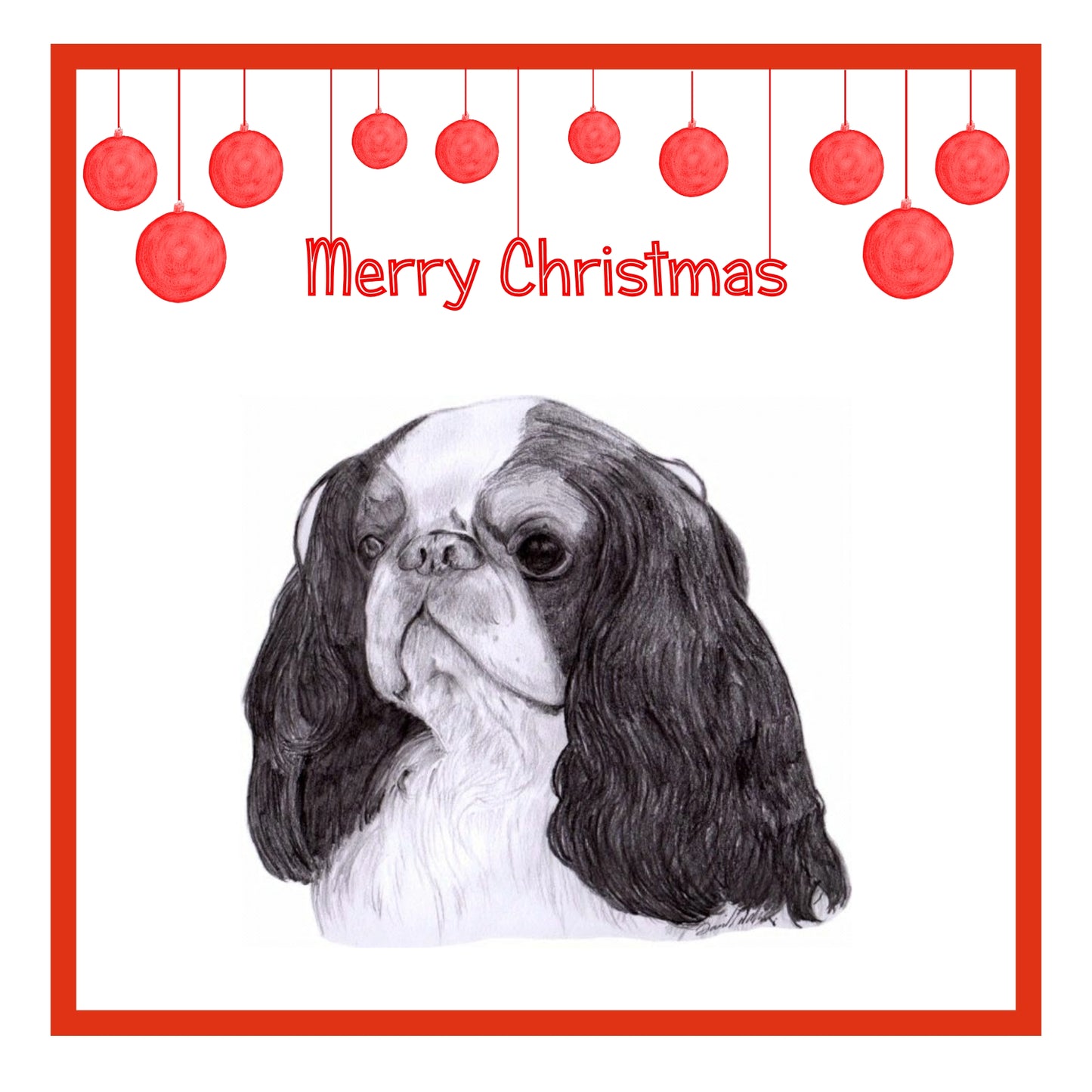 King Charles Spaniel Christmas Cards Pack of 6