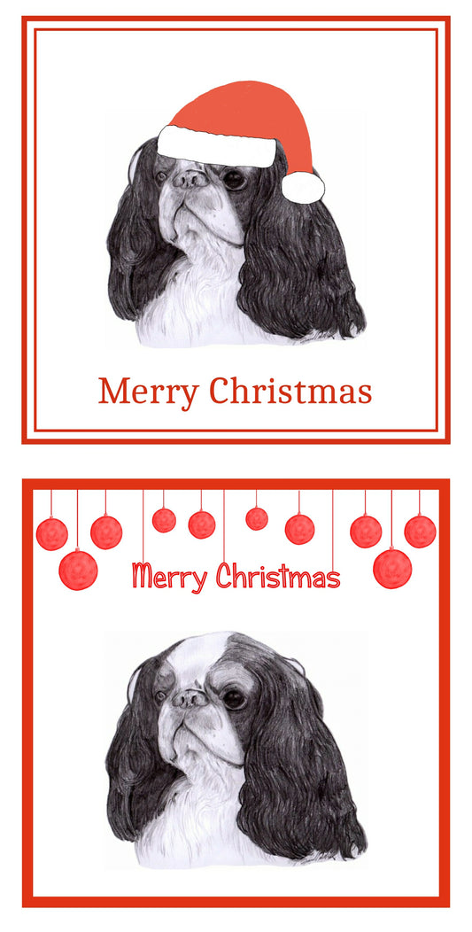 King Charles Spaniel Christmas Cards Pack of 6