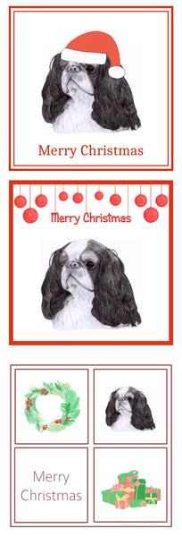 King Charles Spaniel Christmas Card Choice of 3