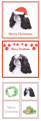 King Charles Spaniel Christmas Card Choice of 3