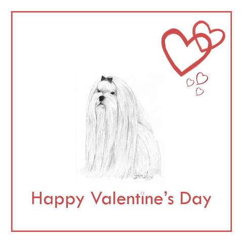 Maltese Valentine's Day Card PERSONALISATION AVAILABLE