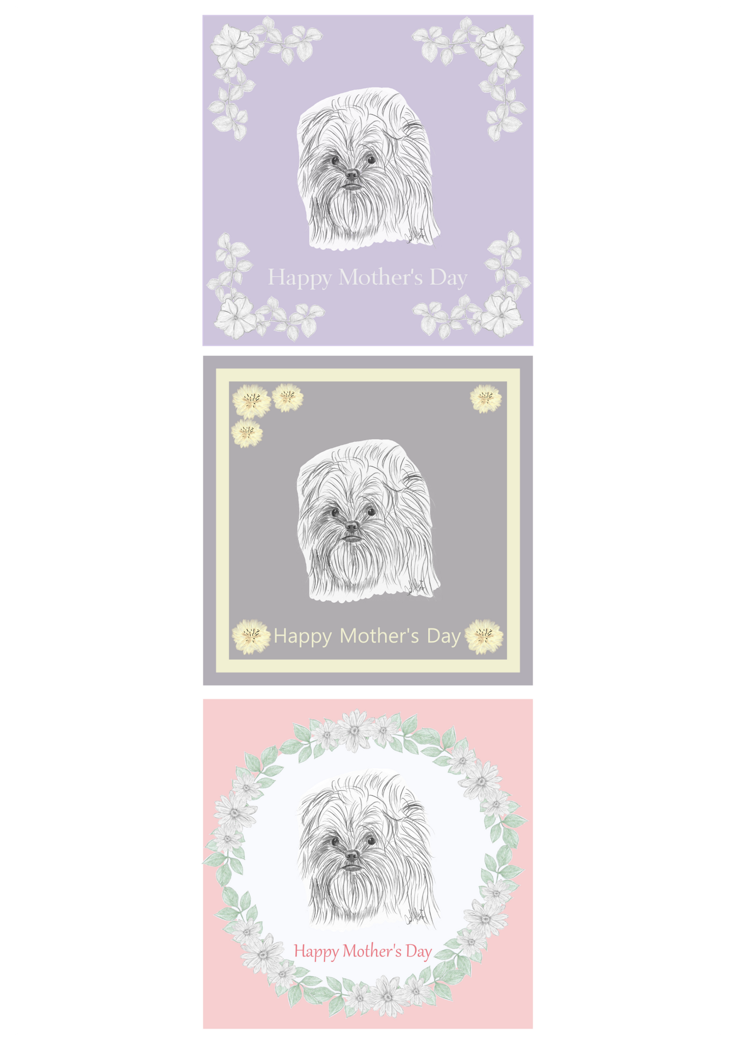 Affenpinscher Mother's Day Card