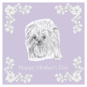 Affenpinscher Mother's Day Card