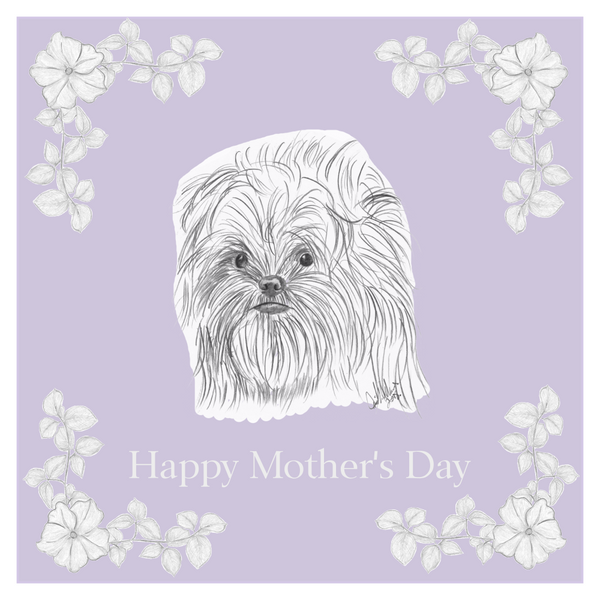 Affenpinscher Mother's Day Card