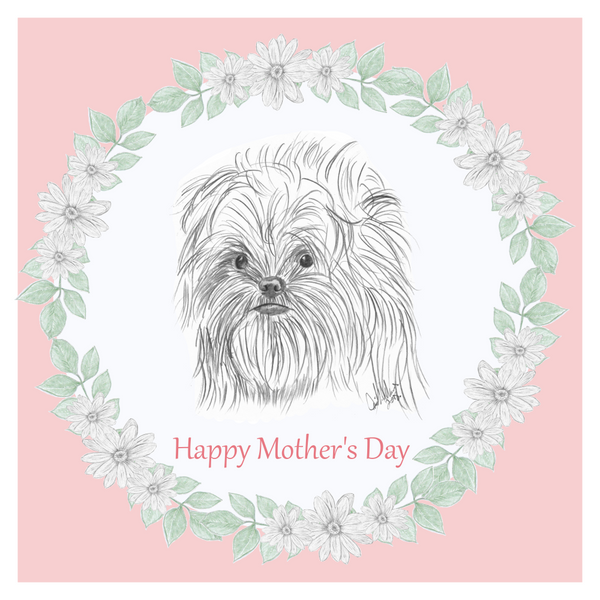 Affenpinscher Mother's Day Card