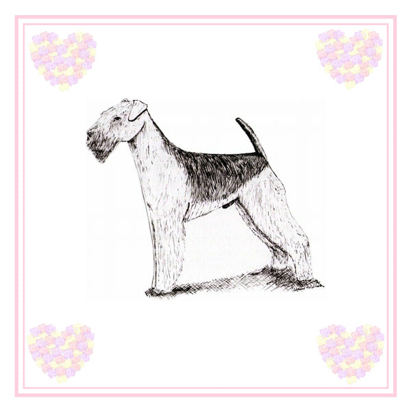 Airedale Terrier Greeting Card Choice of 6 Designs BIRTHDAY, THINKING OF YOU, BLANK