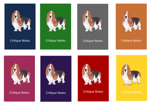 Basset Hound Dog Show Judging Critique Notes Book A5