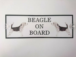 Beagle On Board Car Sign