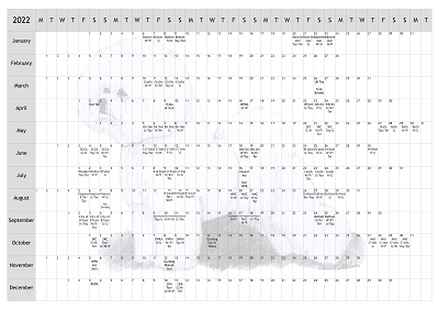 Bichon Dog Show 2022 Year Planner A4