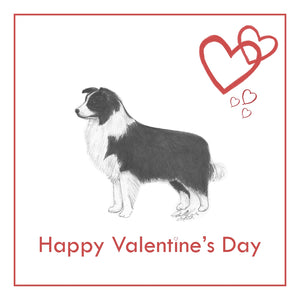 Boston Terrier Valentine's Day Card PERSONALISATION AVAILABLE