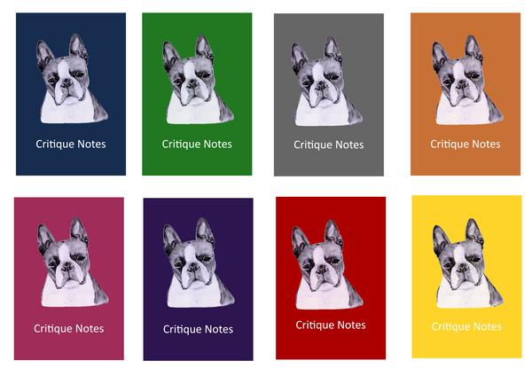 Boston Terrier Dog Show Judging Critique Notes Book A5