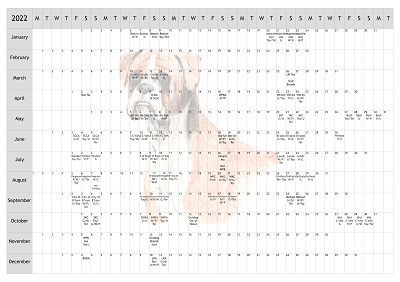 Boxer Dog Show 2022 Year Planner A4