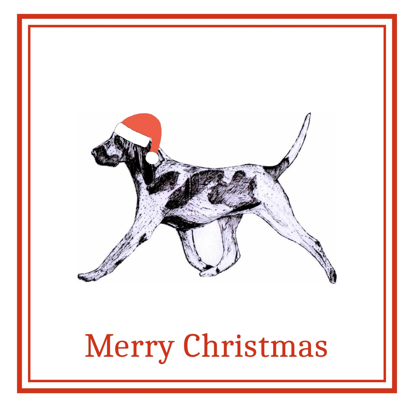 Bracco Italiano Christmas Cards Pack of 6