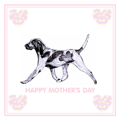 Bracco Italiano Mother's Day Card PERSONALISATION AVAILABLE