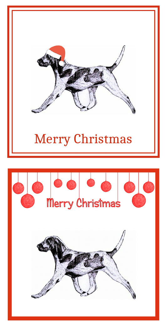 Bracco Italiano Christmas Cards Pack of 6