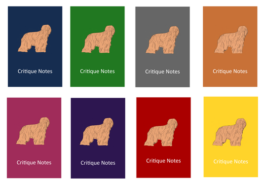 Briard Dog Show Judging Critique Notes Book A5